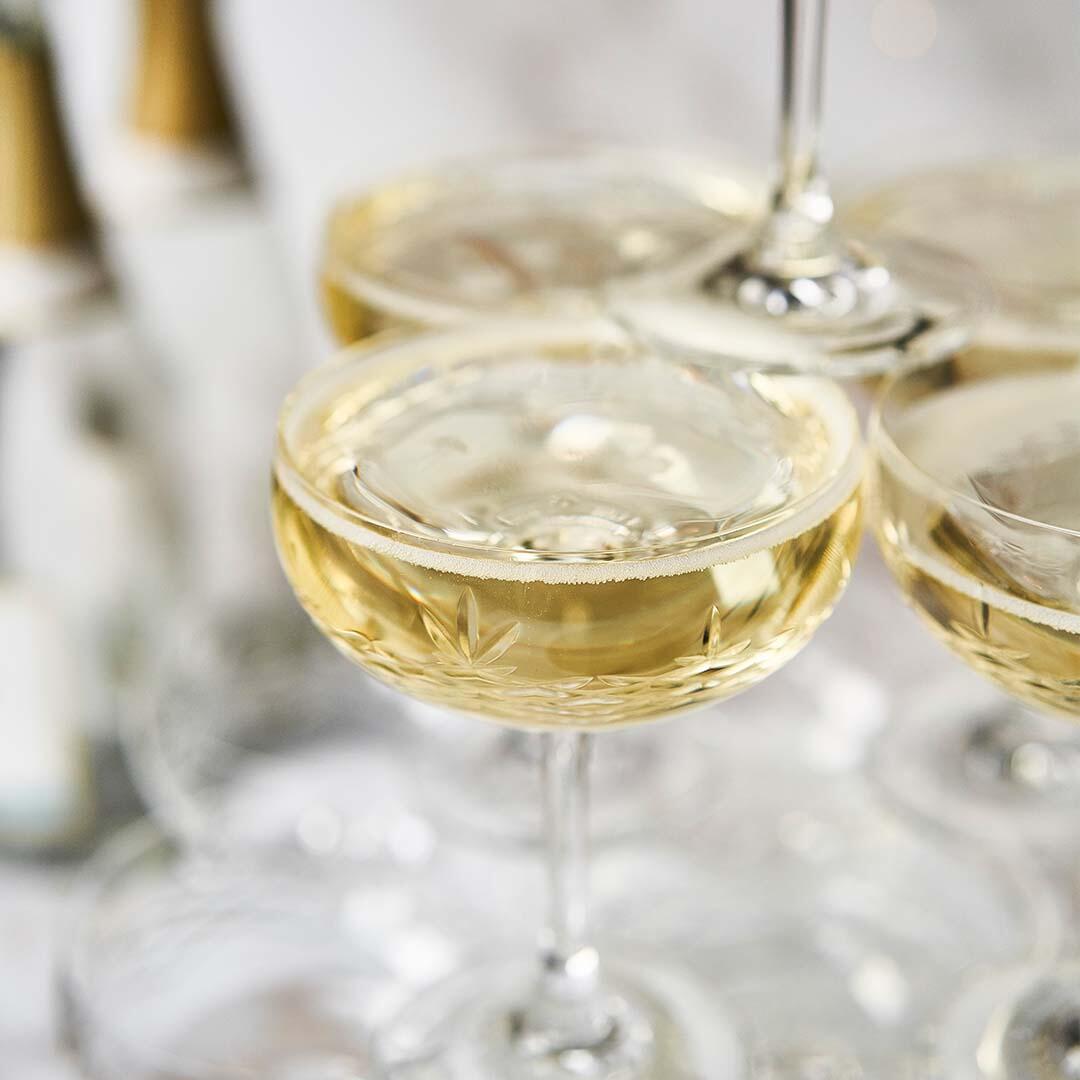 Frederik Bagger Crispy Gatsby Champagneglas, klar, 2 stk - 30 cl - Bahne